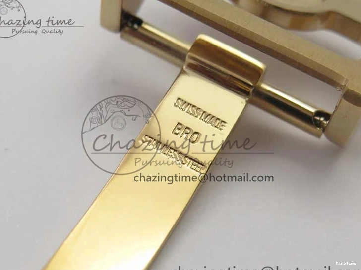 MIROTIME 0101 Portugieser Chrono  42 IW390406 RG ZF 1:1 Best Edition Blue Dial on Brown Leather Strap A Durable 7129